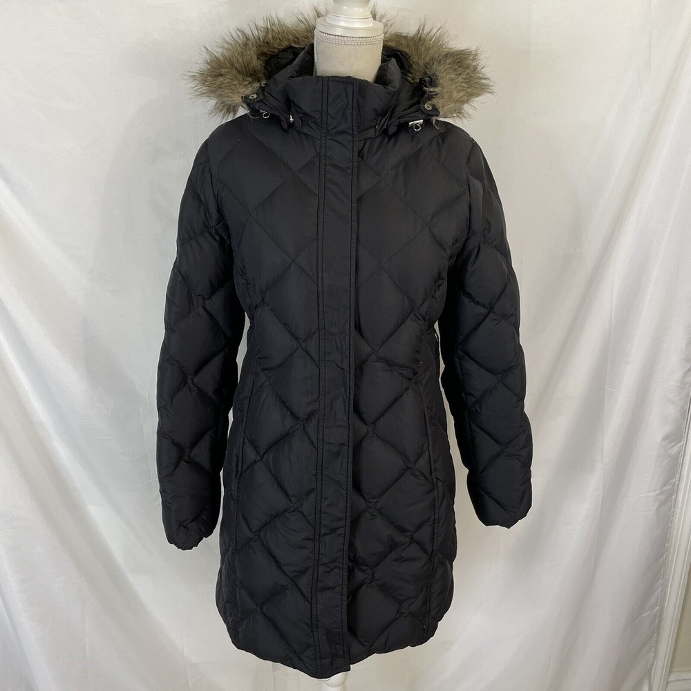 Eddie Bauer Jacket 700 Fill Power Premium Goose Down Puffer Parka Coat Womens M